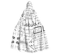 BLWSLC Capa con capucha para adultos con diseño de cálculo de matemáticas G decuada para actuaciones y fiestas