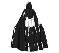 BLWSLC Capa con capucha para adultos con estampado de cabra Boer para Halloween, adecuada para fiestas de vacaciones y actuaciones escénicas