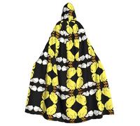 BLWSLC Capa con capucha para adultos, con estampado de pollo, adecuada para actuaciones escénicas y fiestas