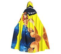 BLWSLC Capa con capucha para adultos con texto en inglés "We Can Do It", para fiestas de vacaciones y actuaciones escénicas