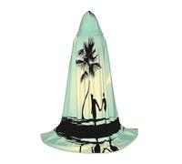 BLWSLC Capa con capucha para parejas casadas caminando en la playa para adolescentes, cosplay, disfraces y fiestas de vacaciones