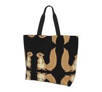 BLWSLC Cool Man in Outer Space Galaxy - Bolso de viaje de gran capacidad con estampado de galaxia para mujer, bolsa de hombro adecuada para viajes y gimnasio, Ardilla de dibujos animados, Talla única