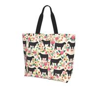 BLWSLC Cool Man in Outer Space Galaxy - Bolso de viaje de gran capacidad con estampado de galaxia para mujer, bolsa de hombro adecuada para viajes y gimnasio, Santuario de granja ganadera, Talla única