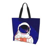 BLWSLC Cool Man in Outer Space Galaxy - Bolso de viaje de gran capacidad con estampado de galaxia para mujer, bolsa de hombro adecuada para viajes y gimnasio, Cool Man in Outer Space Galaxy, Talla