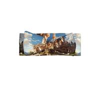 BLWSLC Diadema con lazo estampado de anime Castle Sky, adecuada para recién nacidos, bebés y niños pequeños, accesorios para el pelo con lazo para niños