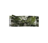 BLWSLC Diadema con lazo estampado de plantas verdes, adecuada para recién nacidos, bebés y niños pequeños, accesorios para el pelo con lazo para niños