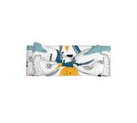 BLWSLC Diadema con lazo impreso de dinosaurio de dibujos animados, adecuada para recién nacidos, bebés y niños pequeños, accesorios para el pelo con lazo para niños