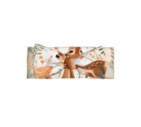 BLWSLC Diadema de lazo con estampado de ciervo fresco, adecuada para recién nacidos, bebés y niños pequeños, accesorios para el pelo con lazo para niños