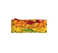BLWSLC Diadema de lazo con estampado de frutas frescas, adecuada para recién nacidos, bebés y niños pequeños, accesorios para el pelo con lazo para niños