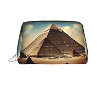 BLWSLC Dreaming of the Pyramids of Khufu - Neceser portátil con estampado de pirámides de Keops para viajes, ideal para viajes y uso diario