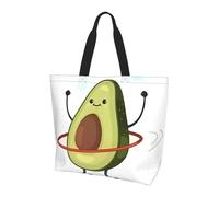 BLWSLC Fantasy Farm - Bolsa de hombro con diseño de tractor de granja para compras diarias, playa y fitness, Bonito aguacate (1), Talla única