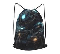 BLWSLC Future Robot - Mochila deportiva con cordón ajustable, ideal para gimnasio y viajes