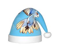 BLWSLC Gaviotas en vuelo impreso sombrero de Navidad para niños, sombrero festivo de Navidad adecuado para fiestas de vacaciones y uso al aire libre de invierno