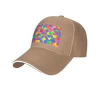 BLWSLC Gorra de béisbol negra con patrón de pelotas de pickleball para deportes al aire libre, gorra de béisbol casual, ajustable., natural, Talla única