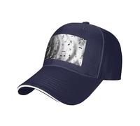 BLWSLC Gorra de béisbol para hombre, con visera curvada, con estampado musical, para viajes, fitness y senderismo, color negro, azul marino, Talla única