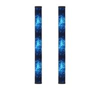 BLWSLC Guantes azules con estampado de notas musicales para manija de puerta de refrigerador (paquete de 2), adecuados para microondas y lavavajillas.