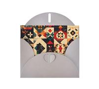BLWSLC Juego de tarjetas de felicitación de 6 x 4 pulgadas con estampado de diamantes moteados, color gris, con sobre, invitaciones de boda/cumpleaños