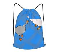 BLWSLC Mochila de viaje con cordón de ganso gris, portátil, adecuada para viajes cortos, Negro, M