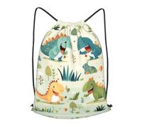 BLWSLC Mochila de viaje con cordón para gimnasio, portátil, adecuada para viajes cortos, Negro, Mediano