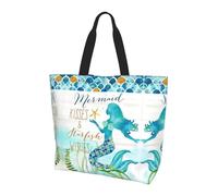 BLWSLC Rising Sun Tiger - Bolso de viaje de gran capacidad para mujer, ideal para viajes y gimnasio, Mermaid, Talla única