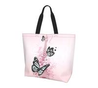BLWSLC Rising Sun Tiger - Bolso de viaje de gran capacidad para mujer, ideal para viajes y gimnasio, Torre de París y maripos, Talla única