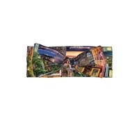 BLWSLC San Francisco - Diadema con lazo impreso, adecuada para recién nacidos, bebés y niños pequeños, accesorios para el pelo con lazo para niños