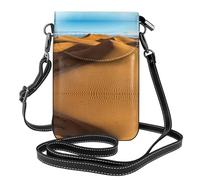 BLWSLC Sand Dunes in The Sahara Desert - Cartera pequeña para teléfono móvil, bolso cruzado para mujer, correa de hombro desmontable, adecuada para compras y viajes