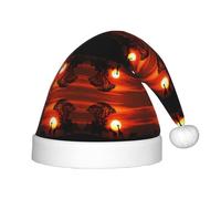 BLWSLC Sombrero de Navidad para niños con estampado de jirafa de puesta de sol natural, adecuado para fiestas de vacaciones y uso en invierno al aire libre