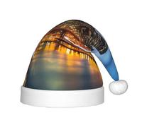 BLWSLC Sombrero de Navidad para niños con estampado de paisaje de la ciudad de Nueva York, adecuado para fiestas de vacaciones y uso en invierno al aire libre