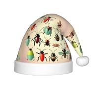 BLWSLC Sombrero infantil de Navidad con dibujos animados de pequeños insectos, sombrero decorativo, suministros de fiesta adecuados para actuaciones escénicas, Navidad