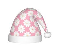 BLWSLC Sombrero infantil de Navidad con estampado de camelia, sombrero decorativo, suministros de fiesta adecuados para actuaciones escénicas, Navidad