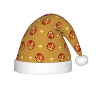 BLWSLC Sombrero infantil de Navidad con estampado de pan mantequilla, sombrero decorativo, suministros de fiesta adecuados para actuaciones escénicas, Navidad