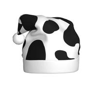 BLWSLC Sombreros de Navidad para adultos con estampado de puntos de vaca, sombreros decorativos, adecuados para Nochevieja, fiestas de vacaciones o Navidad