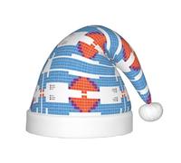 BLWSLC Tabla periódica química impresa sombrero de Navidad para niños, sombrero decorativo, suministros de fiesta adecuados para actuaciones escénicas, Navidad