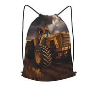 BLWSLC Tractor in the field - Mochila deportiva con cordón, ideal para gimnasio y viajes
