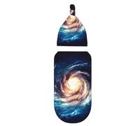 BLWSLC Universe Milky Way Galaxy - Juego de bolsas para bebé recién nacido, manta con capucha, adecuada para bebés de 0 a 6 meses