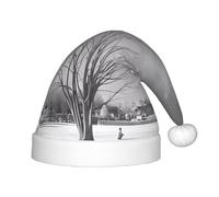 BLWSLC Willow Tree - Sombreros de Navidad para niños, sombreros de fiesta impresos adecuados para fiestas de Navidad, reuniones familiares y decoraciones