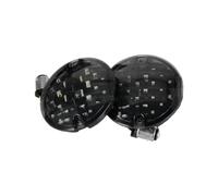 Blyndr Intermitentes de moto Motocicleta 3-1/4 Flat Somked 2" Bullet Style 1157 para Giro para luz de señal para Harley para Touring Tri Electra Glide para Road King Softail FLSTN(A)