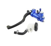 Blyndr Palanca de freno y embrague de motocicleta Palanca de cilindro embrague hidráulico universal para café para racer para Aprilia CB1000R(Blue Left)