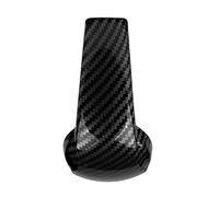 Blyndr Pomo de cambio de marchas para coche Cubierta de la perilla palanca cambios ABS, embellecedor manija,adhesivo decorativo para Mazda 2, 3, 6, CX-3, CX-5, CX-9(Carbon Fiber)