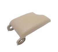 Blyndr Reposabrazos para coche Para BMW Serie 3 E46 1998-2005 Kit de reemplazo almohadilla cubierta apoyabrazos consola central del lado izquierdo conductor automóvil(Beige)