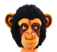 BlynthaToy Gorilla Mask, Halloween Animal Gorilla Child Adult, Realistic Funny Monkey, Black Latex Wild Animals Full Head Mask, Breathable Headpiece for Halloween Cosplay Carnival
