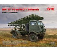 ICM 35591 - 1 :3 5 BM-13-16 On W. O. T. 8 Chasis, WWII Soviético Mlrs - Nuevo