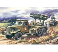 BM-14-16, Multiple Launch Rocket Sistema On ZiL-157 Base 1:72 Plástico Modelo