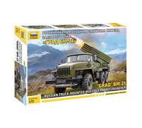 Bm / 21 Grad 1 Cohete Lanzador Plástico Kit 1:72 Modelo Zvezda