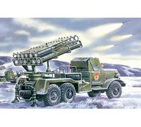 BM-24-12, Multiple Launch Rocket Sistema On ZiL-157 Base 1:72 Plástico Modelo