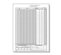 BM BeMore Mod 244/C, 0100435, libro de correspondencias con copia, papel autocalante 12 + 12 hojas, tamaño 22 cm x 28 cm, paquete de 5 unidades