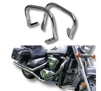 BM UK Suzuki VL1500 VL 1500 Intruder (C90 Boulevard) - Alforja trasera resistente con barras protectoras de seguridad - VL1500