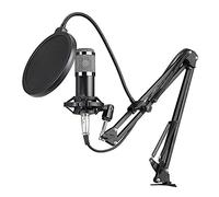 BM800 ndenser Phone Podcast Equipo de transmisión en B Mic Fone Set Studio Mic con Brazo Soporte Equipo de reproducción de micrófono for Studio Live Rerding y oadcasting