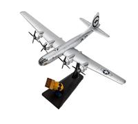 BMAONZ 1:144 para B29 Superfortress Bomber Silver Hiroshima Nagasaki B-29 Aleación Modelo De Avión De Juguete Avión En Miniatura(Silver B)